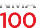 NMA logo on white. 100 Years. A Century of Leadership.