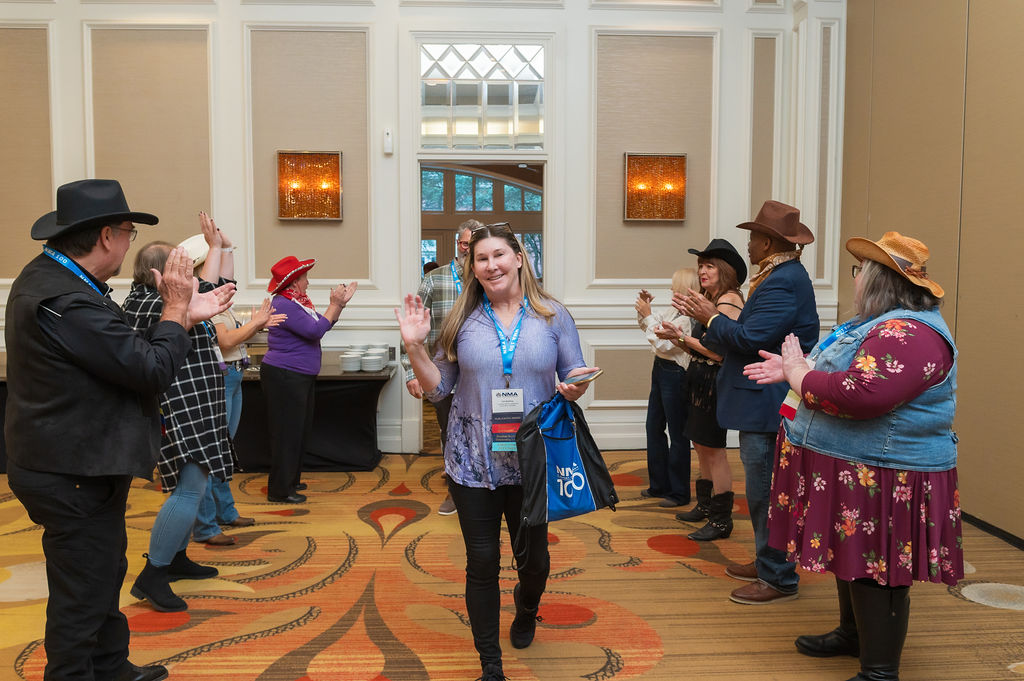 NMA members celebrating together during a chapter event