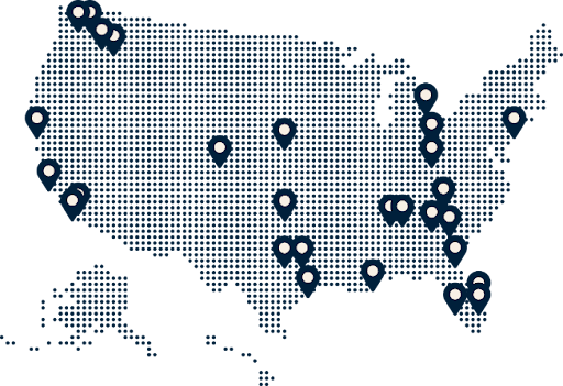 NMA National Chapter Location Map